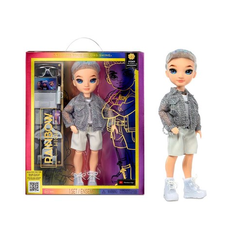 Rainbow high modepuppe aidan - rainbow,